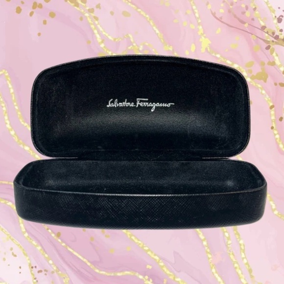 Salvatore Ferragamo Women’s Lg. Sunglasses Hard Shell Case, Black main image 5